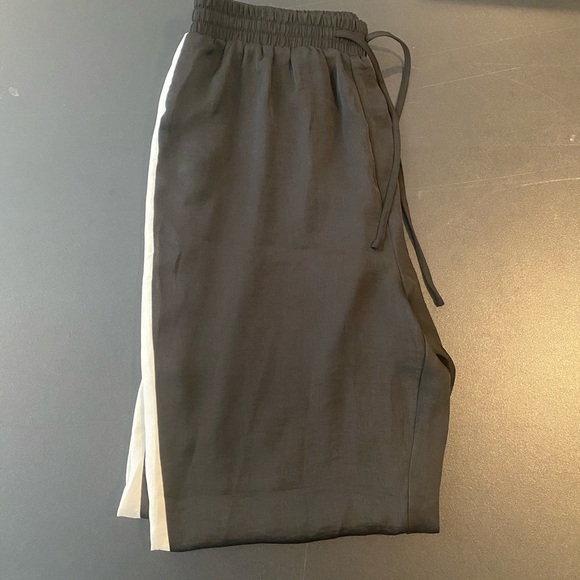 Forever 21 baggy black pants with string ties S - Picture 2 of 6